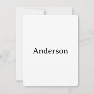 Delete Text Replace Own Design 4.25"x5.5" Rounded Thank You Card