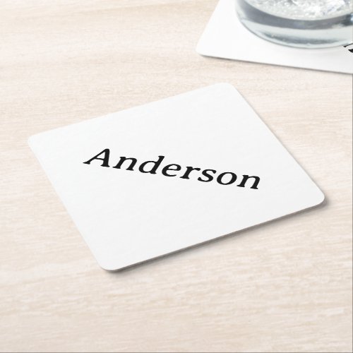 Delete Text Replace Own Design 4" x 4" Diamond Paper Coaster