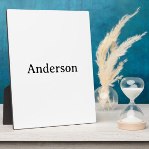 Delete Text Replace Own Design 8" x 10" Plaque