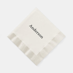 Delete Text Replace Own Design Coined Luncheon Napkins