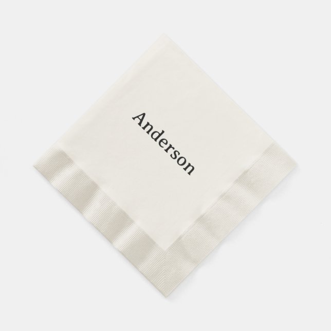 Delete Text Replace Own Design Coined Luncheon Napkins (Corner)