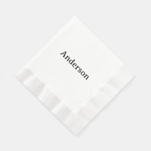 Delete Text Replace Own Design Coined Luncheon Napkins