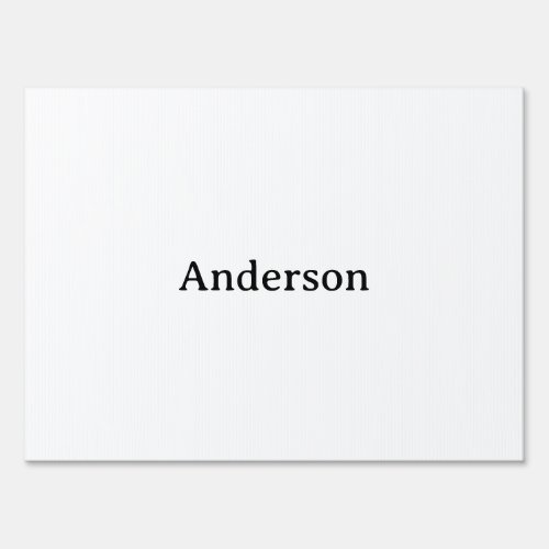 Delete Text Replace Own Design Rectangle 18" x 24" Sign