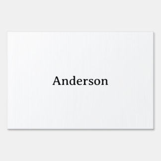 Delete Text Replace Own Design Rectangle 24" x 36" Sign