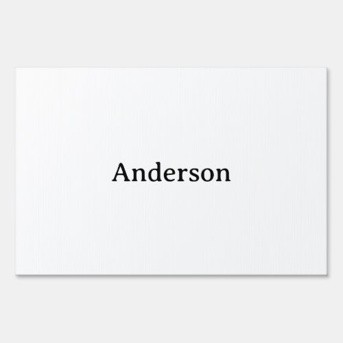 Delete Text Replace Own Design Rectangle 24" x 36" Sign