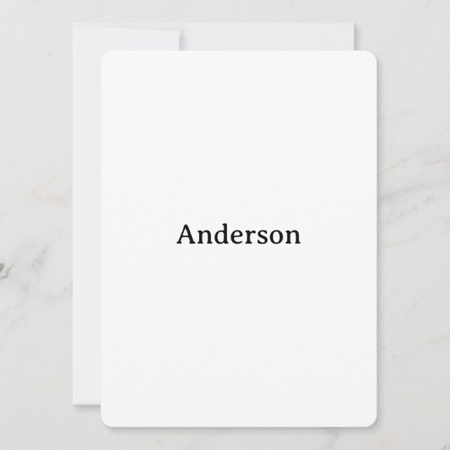 Delete Text Replace Own Design Rounded 5.5" x 7.5" Invitation (Front)