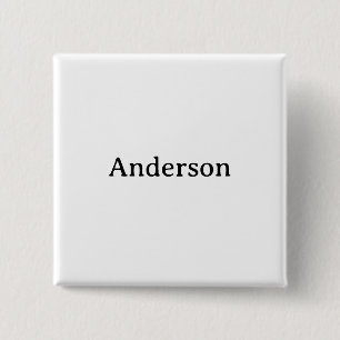 Delete Text Replace Own Design Square 2 Inch Button