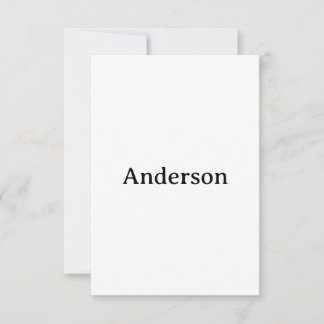 Delete Text & Replace Own Design Squared 3.5" x 5" Invitation