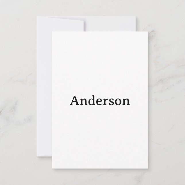 Delete Text & Replace Own Design Squared 3.5" x 5" Invitation (Front)