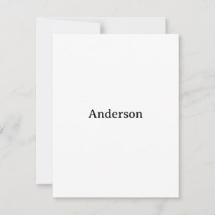 Delete Text Replace Own Design Squared 4.25"x5.5" Invitation