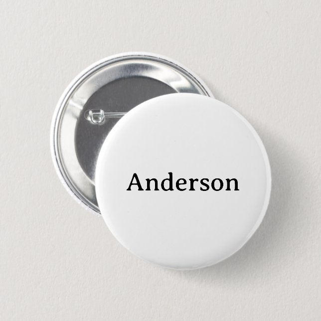 Delete Text Replace Own Design Standard 2¼" Round Button (Front & Back)