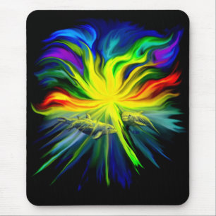 Delfinfamilie im Sonnenschein Mouse Pad