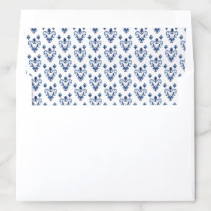 Delft Blue and White patten Envelope Liner