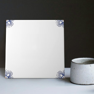 Delft Blue Matching Dutch Indigo Mix Match Empty Ceramic Tile