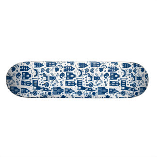 Delft Blue Skateboard