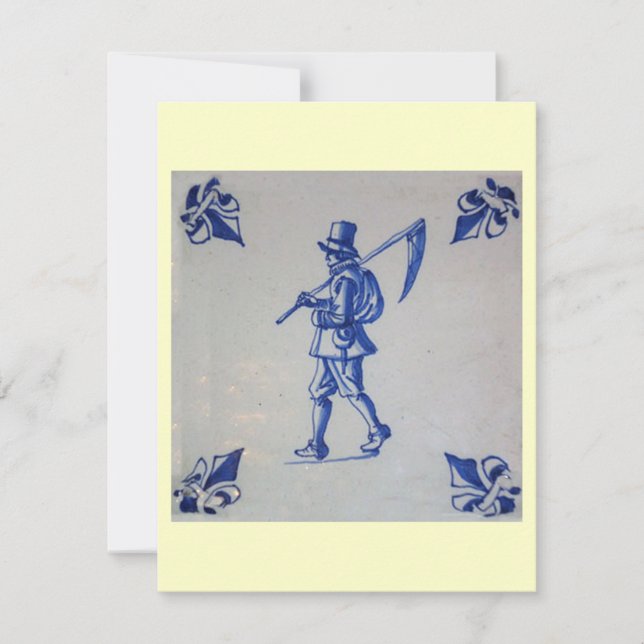 Delft Blue Tile - Template (Front)