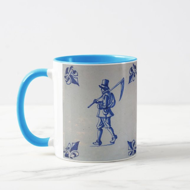 Delft Blue Tile - Template Mug (Left)