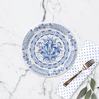 Delft Blue White Dutch Inspired