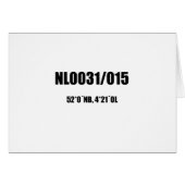 Delft code in black (Front Horizontal)