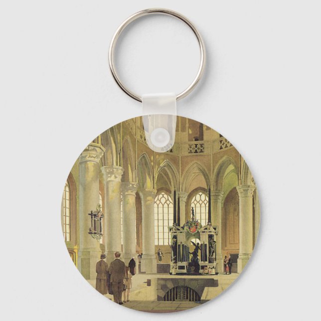 Delft LNER Poster Keychain (Front)