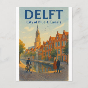 Delft, Netherlands Travel Postcard
