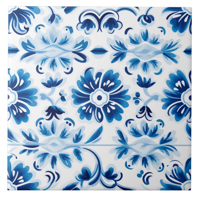 Delft Pattern Tiles (Front)