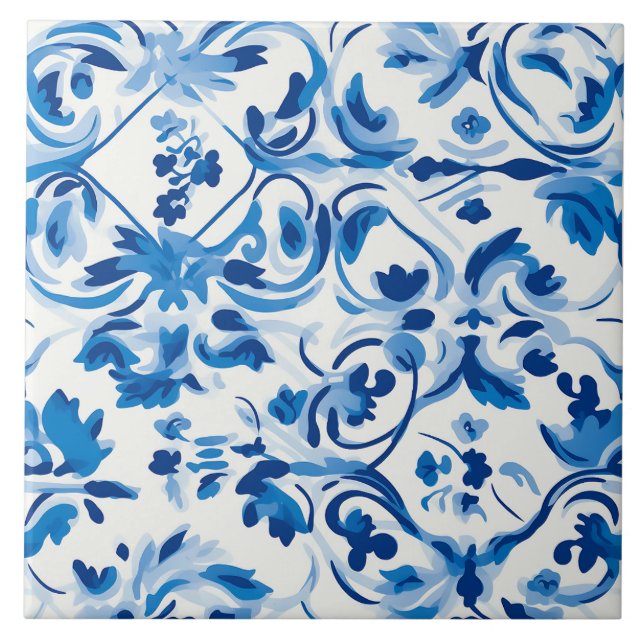 Delft Pattern Tiles (Front)