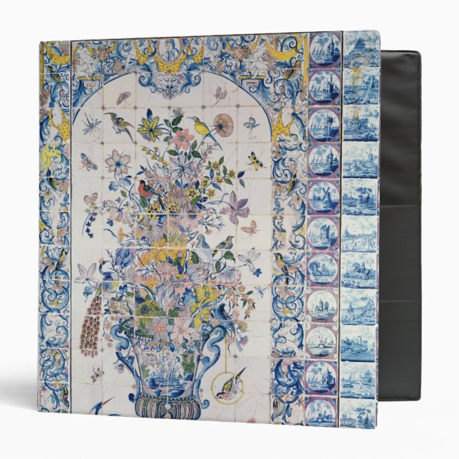 Delft tile panel from the bathroom binder (Front/Inside)
