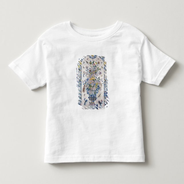 Delft tile panel from the bathroom toddler t-shirt (Front)