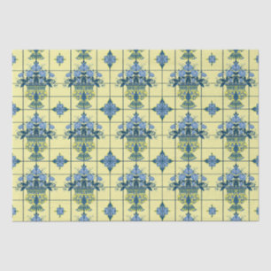 Delft Tile Pattern  Tissue Paper