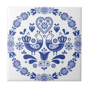 delft tiles reproductions flowers and birds
