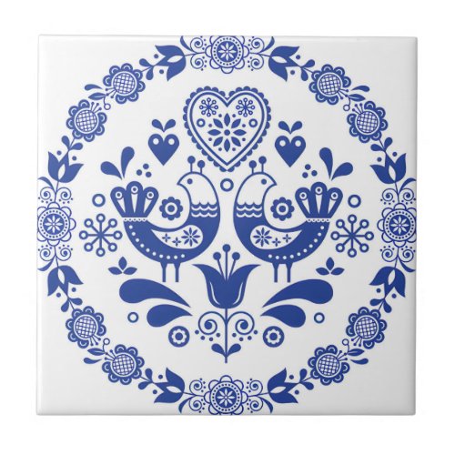 delft tiles reproductions flowers and birds