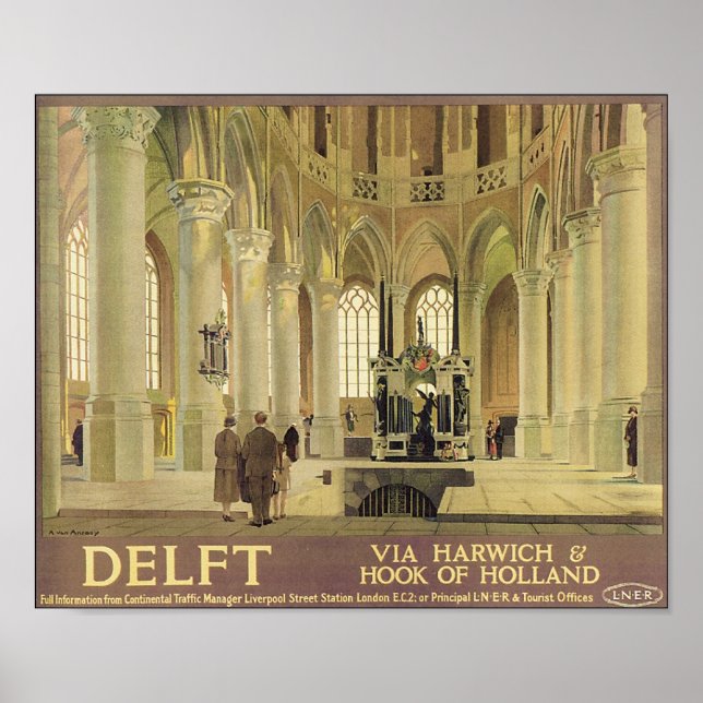 Delft Travel Poster (Front)