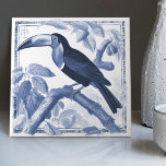 Delft Tucan Botanical Art Nouveau Watercolor Decor Ceramic Tile<br><div class="desc">Watercolor Tucan by Messrs. Thomas Latham Boote and Richard Boote 1870, who commenced at the Central Pottery, Burslem, their original manufacture being Parian sculptures, vases, and later tiles. Signed "MB." The manufacture of tiles, which had then been revived by Messrs. Minton, Hollins & Co., of Stoke-on-Trent, attracted the attention of...</div>