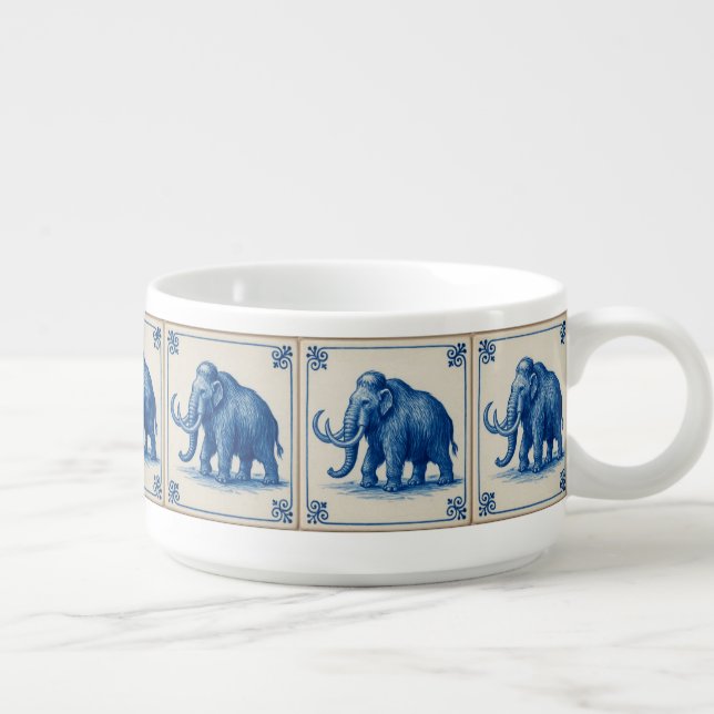 Delft Woolly Mammoth Bowl (Left)