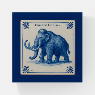 Delft Woolly Mammoth Paperweight