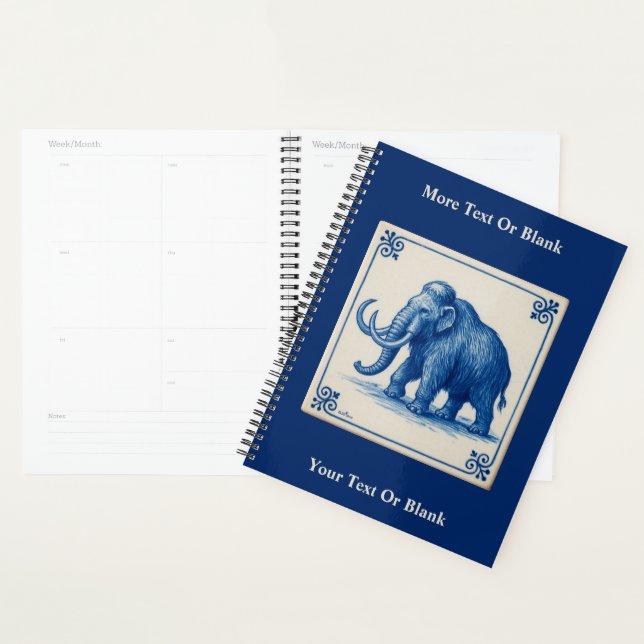 Delft Woolly Mammoth Planner (Display)