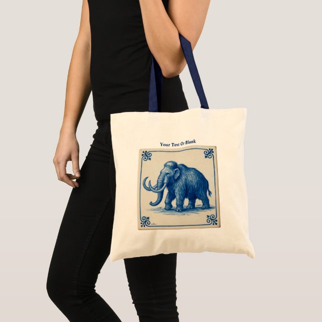 Delft Woolly Mammoth Tote Bag (Front (Product))