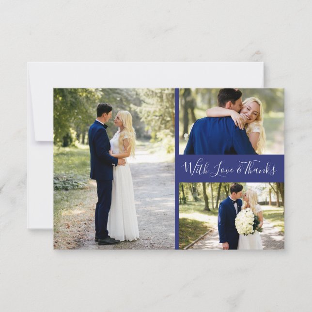 Delfts Blauw | Delft Blue Thank You Photos Collage (Front)