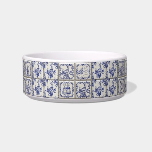 Delfts Blauw Pattern Tiles Bowl