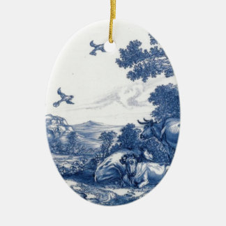 Delftware Ceramic Ornament