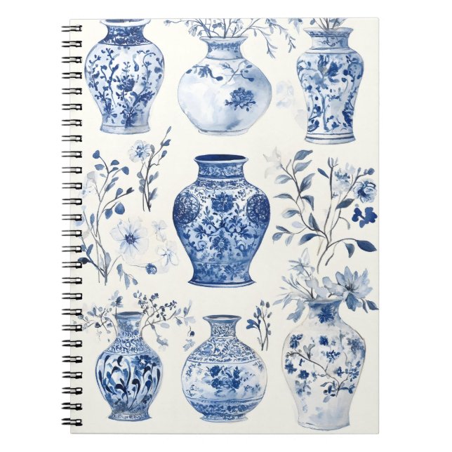 Delftware vases, characterized by their classic  notebook (Front)