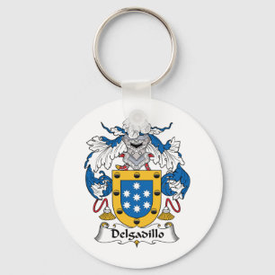 Delgadillo Family Crest Keychain