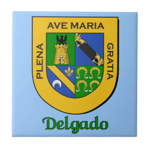 Delgado Family Shield Tile