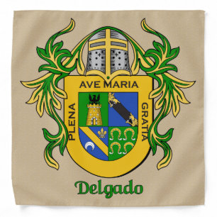 Delgado Historical Coat of Arms Bandana
