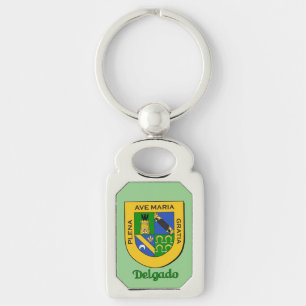 Delgado Historical Shield Keychain
