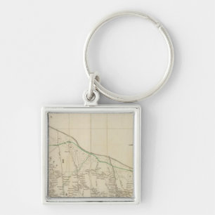 Delhi, Agrah, Oude, Ellahabad north Keychain