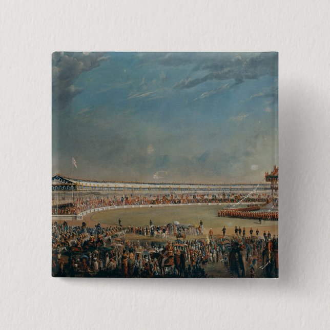 Delhi Durbar Pinback Button (Front)