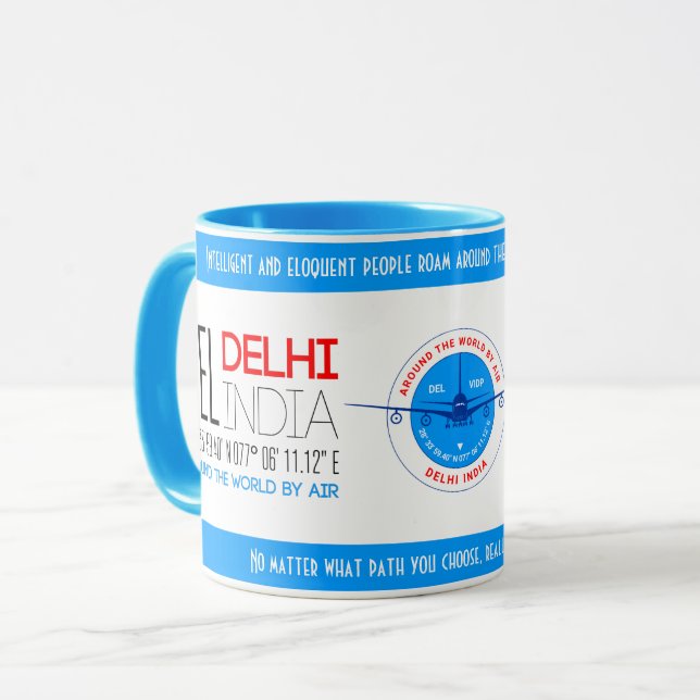 Delhi, India elegant Mug (Front Left)
