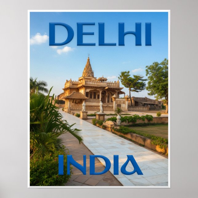 Delhi, India Poster (Front)